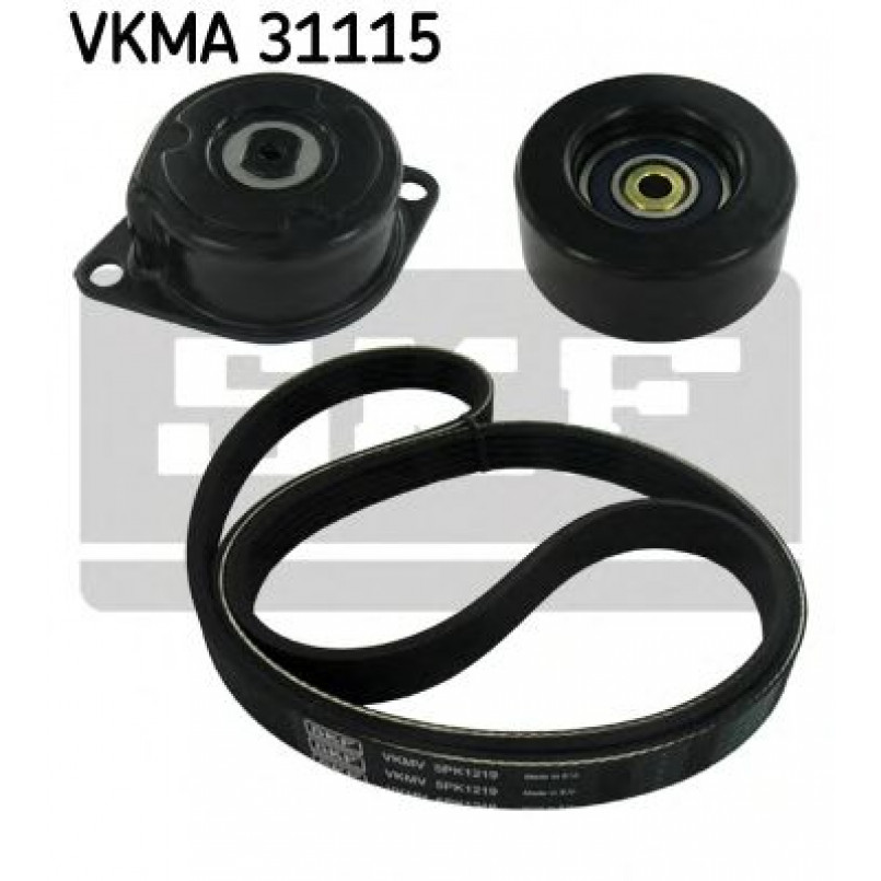 VKMA 31115 SKF Комплект доріжкового ремня (ролик, ремінь)